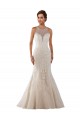 Sleeveless Sweetheart Lace Ivory Chapel Train Bridal Gown Bath