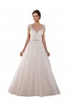 Sleeveless Sweetheart Tulle & Lace Ivory Ball Gown Chapel Train Wedding Dress Bath