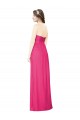 Sleeveless Strapless Soft Chiffon Azalea Long Bridesmaid Dress Bath