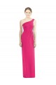 Sleeveless One Shoulder Soft Chiffon Azalea Long Bridesmaid Dress Bath