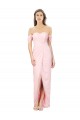 Sleeveless Strapless Soft Chiffon Pink High Low Bridesmaid Dress Bath