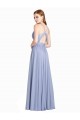 Sleeveless Sweetheart Chiffon & Lace Long Bridesmaid Dress / Evening Dress Bath