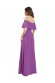 Flutter Sleeves Spaghetti Straps Soft Chiffon Dahlia Long Bridesmaid Dress Bath