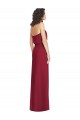 Sleeveless Strapless Soft Chiffon Lilac Long Formal Dress / Bridesmaid Dress Bath