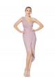 Sleeveless Sweetheart Soft Chiffon Primrose Cocktail Length High Low Evening Gown / Prom Dress / Bridesmaid Dress Bath