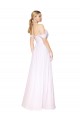 Sleeveless High Neck Soft Chiffon White Long Formal Evening Gown / Prom Dress / Bridesmaid Dress Bath