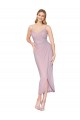 Sleeveless High Neck Soft Chiffon Primrose Knee Length High Low Evening Gown / Prom Dress / Bridesmaid Dress Bath