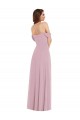 Sleeveless Sweetheart Soft Chiffon Primrose Long Black Tie Evening Gown / Bridesmaid Dress Bath