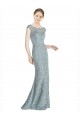 Cap Sleeves Off the Shoulder Lace Long Prom Dress / Bridesmaid Dress Bath