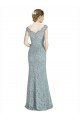 Cap Sleeves Off the Shoulder Lace Long Prom Dress / Bridesmaid Dress Bath