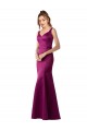 Sleeveless Bateau Neck Satin Merlot Long Black Tie Evening Gown / Prom Dress / Bridesmaid Dress Bath