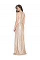 Sleeveless High Neck Sequin Gold Long Formal Evening Gown / Prom Dress / Bridesmaid Dress Bath