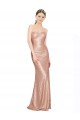 Sleeveless Sweetheart Sequin Rose Gold Long Formal Evening Gown / Prom Dress / Bridesmaid Dress Bath