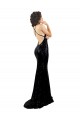 Sleeveless V-Neck Sequin Black Long Black Tie Evening Gown / Prom Dress / Bridesmaid Dress Bath
