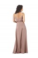 Sleeveless Sweetheart Silk like Satin Dusty Pink Long Formal Evening Gown / Bridesmaid Dress Bath