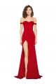 Sleeveless Sweetheart Silk like Satin Red Long Formal Evening Gown / Prom Dress / Bridesmaid Dress Bath