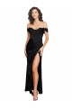 Sleeveless Sweetheart Silk like Satin Black Long Black Tie Evening Gown / Prom Dress / Bridesmaid Dress Bath