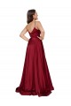 Sleeveless Sweetheart Silk like Satin French Blue Long Black Tie Evening Gown / Prom Dress / Bridesmaid Dress Bath