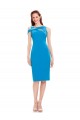 Sleeveless Stretch Crepe Cocktail Length Formal Evening Gown / Prom Dress / Bridesmaid Dress Bath