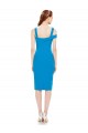 Sleeveless Stretch Crepe Cocktail Length Formal Evening Gown / Prom Dress / Bridesmaid Dress Bath