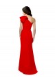 Sleeveless High Neck Stretch Crepe Red Long Formal Dress / Bridesmaid Dress Bath