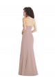 Sleeveless Strapless Stretch Crepe Dusty Pink Long Formal Dress / Bridesmaid Dress Bath