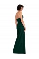 Sleeveless Strapless Stretch Crepe Midnight Green Long Formal Evening Gown / Prom Dress / Bridesmaid Dress Bath