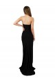 Sleeveless High Neck Stretch Crepe Black Long Formal Evening Gown / Prom Dress / Bridesmaid Dress Bath