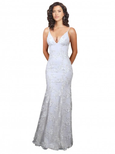 Sleeveless High Neck Stretch Crepe & Sequin Tulle White Long Formal Evening Gown / Prom Dress / Bridesmaid Dress Bath