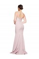 Sleeveless Strapless Stretch Crepe Mauve Sweep Train Formal Evening Gown / Prom Dress / Bridesmaid Dress Bath
