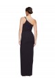 Sleeveless Strapless Stretch Crepe Black Long Formal Evening Gown / Prom Dress / Bridesmaid Dress Bath