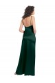 Sleeveless Scoop Neck Stretch Satin Hunter Long Formal Evening Gown / Prom Dress / Bridesmaid Dress Bath