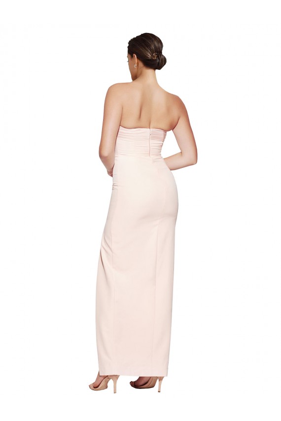 Sleeveless Cowl Neck Stretch Satin Long Formal Evening Gown / Prom Dress / Bridesmaid Dress Bath