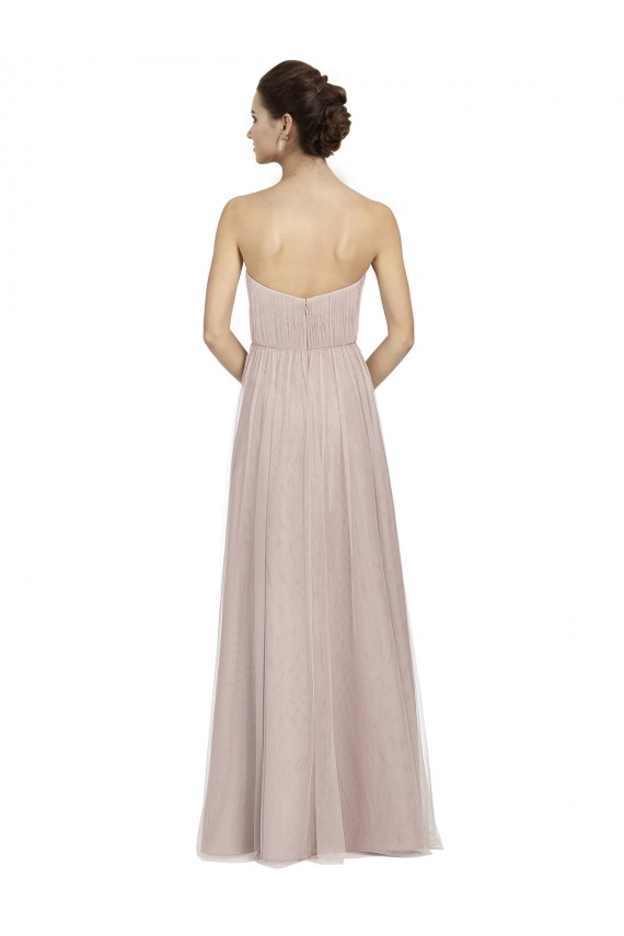 Sleeveless Sweetheart Tulle Vintage Rose Long Formal Dress / Bridesmaid Dress Bath