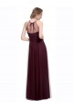 Sleeveless Sweetheart Tulle Red Long Bridesmaid Dress Bath