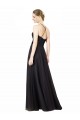 Sleeveless Sweetheart Tulle & Lace Slate Grey Long Bridesmaid Dress Bath